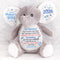 Dear Mommy I Love You - Personalized Stuffed Elephant