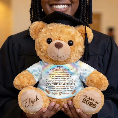 I'm Sending You All My Love And Pride - Personalized Graduation Bear With Card