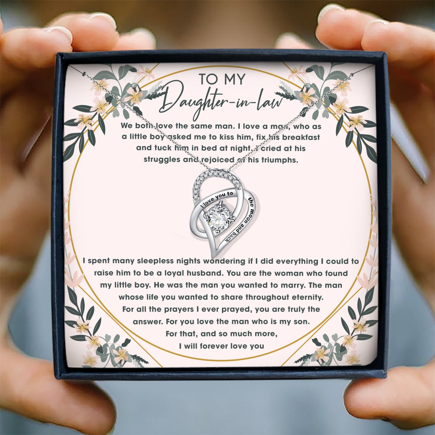 I SPENT MANY SLEEPLESS  NIGHTS WONDERING - NECKLACE FOR DAUGHTER-IN-LAW  FROM MOTHER-IN-LAW