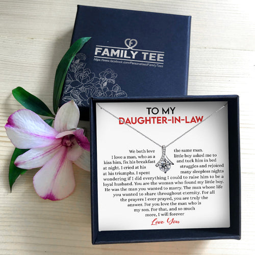 I WILL FOREVER LOVE YOU - NECKLACE FOR DAUGHTER-IN-LAW