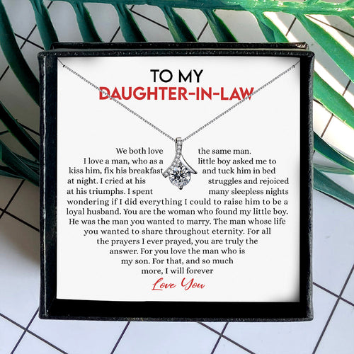 I WILL FOREVER LOVE YOU - NECKLACE FOR DAUGHTER-IN-LAW