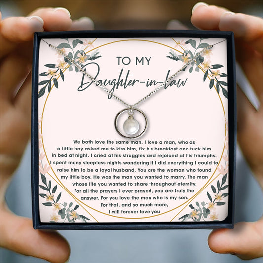 I WILL FOREVER LOVE YOU - NECKLACE FOR DAUGHTER-IN-LAW