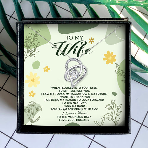 I LOVE YOU TO THE MOON AND BACK - NECKLACE FOR WIFE