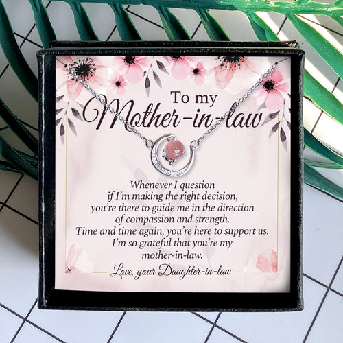 I AM SO GRATEFUL THAT YOU ARE MY MOTHER-IN-LAW - CRYSTAL CLAVICLE NECKLACE FOR MOTHER-IN-LAW