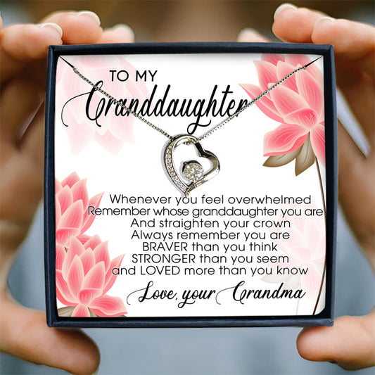 LOVED MORE THAN YOU KNOW - GIFT FROM GRANDDAUGHTER