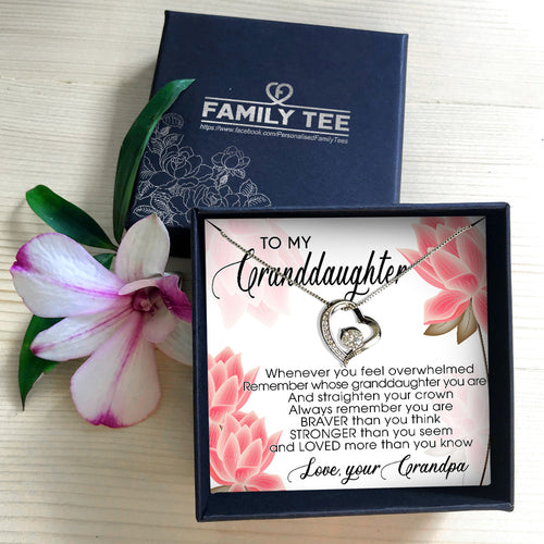 LOVED MORE THAN YOU KNOW - GIFT FROM GRANDDAUGHTER