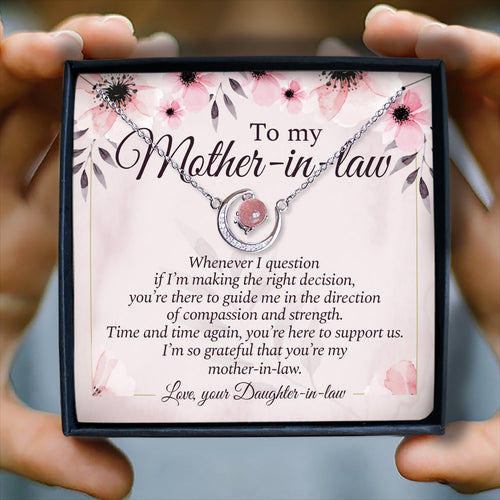 I AM SO GRATEFUL THAT YOU ARE MY MOTHER-IN-LAW - CRYSTAL CLAVICLE NECKLACE FOR MOTHER-IN-LAW