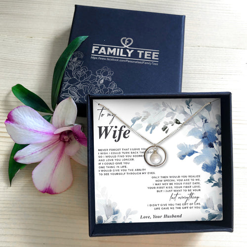 NEVER FORGET THAT I LOVE YOU - NECKLACE FOR WIFE FROM HUSBAND