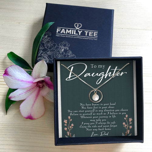 BELIEVE IN YOURSELF - NECKLACE FOR DAUGHTER FROM DAD