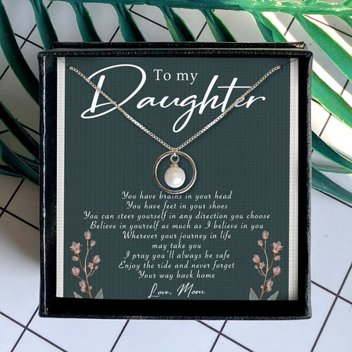 BELIEVE IN YOURSELF - NECKLACE FOR DAUGHTER FROM MOM