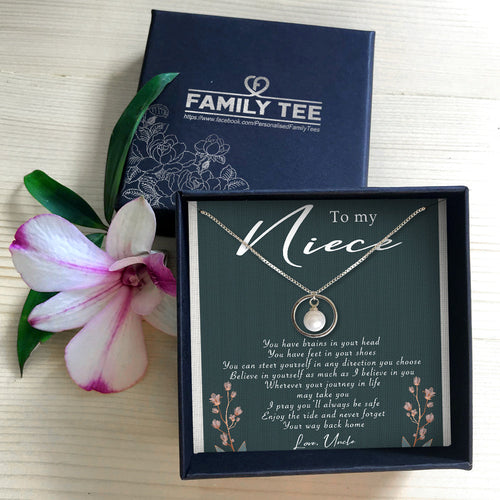 BELIEVE IN YOURSELF - NECKLACE FOR NIECE FROM UNCLE