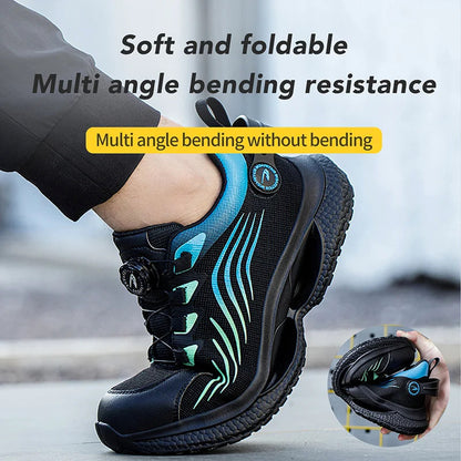 Men's Smash and Stab Resistant Work Safety Shoes